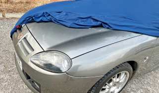 Best indoor car covers - MG TF with cover